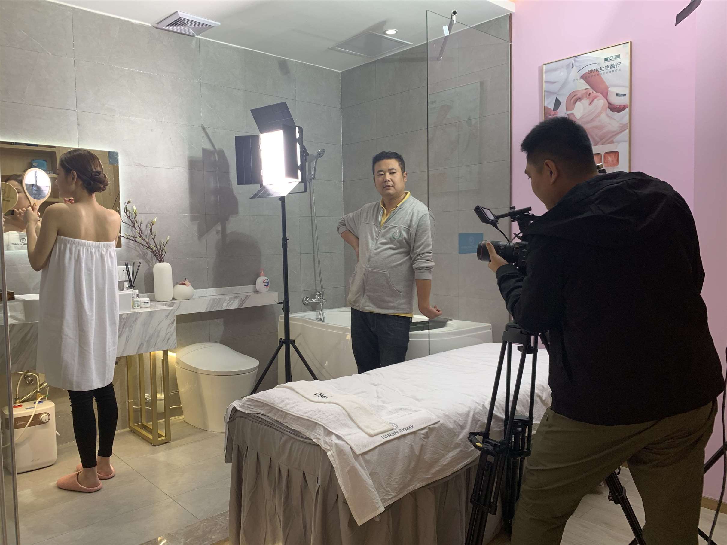 吳江韓辰怡美美容館宣傳片拍攝花絮